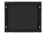 Lanberg Armario Rack 19 "Montaje Pared 9u / 600x600 Con Puerta Metal Negra (Paquete Plano)