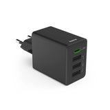 Hama 35w Pd/Qc 1x Usb-C, 3x Usb-A, Negro