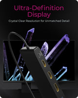 EAN 4250078173380 - ICY BOX IB-DK2116-C Acoplamiento USB 3.2 Gen 2 (3.1 Gen 2) Type-C Negro imagen 2