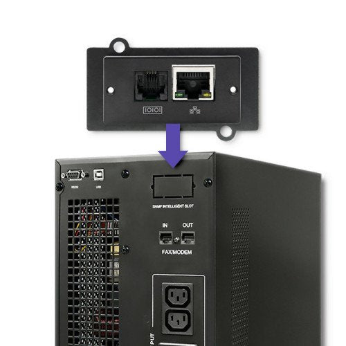 Qoltec 53043 Uninterruptible Power Supply On-Line 3kva 2.4kw Lcd Usb