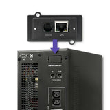 Qoltec 53043 Uninterruptible Power Supply On-Line 3kva 2.4kw Lcd Usb