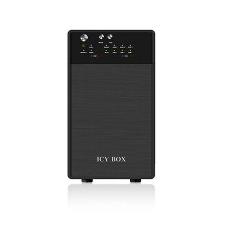 EAN 4250078186755 - ICY BOX IB-RD3620SU3 unidad de disco multiple 0 TB Escritorio Negro imagen 3