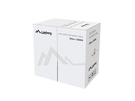 EAN 5901969428933 - Lanberg LCU5-12CU-0305-O cable de red Naranja 305 m Cat5e U/UTP (UTP) imagen 1