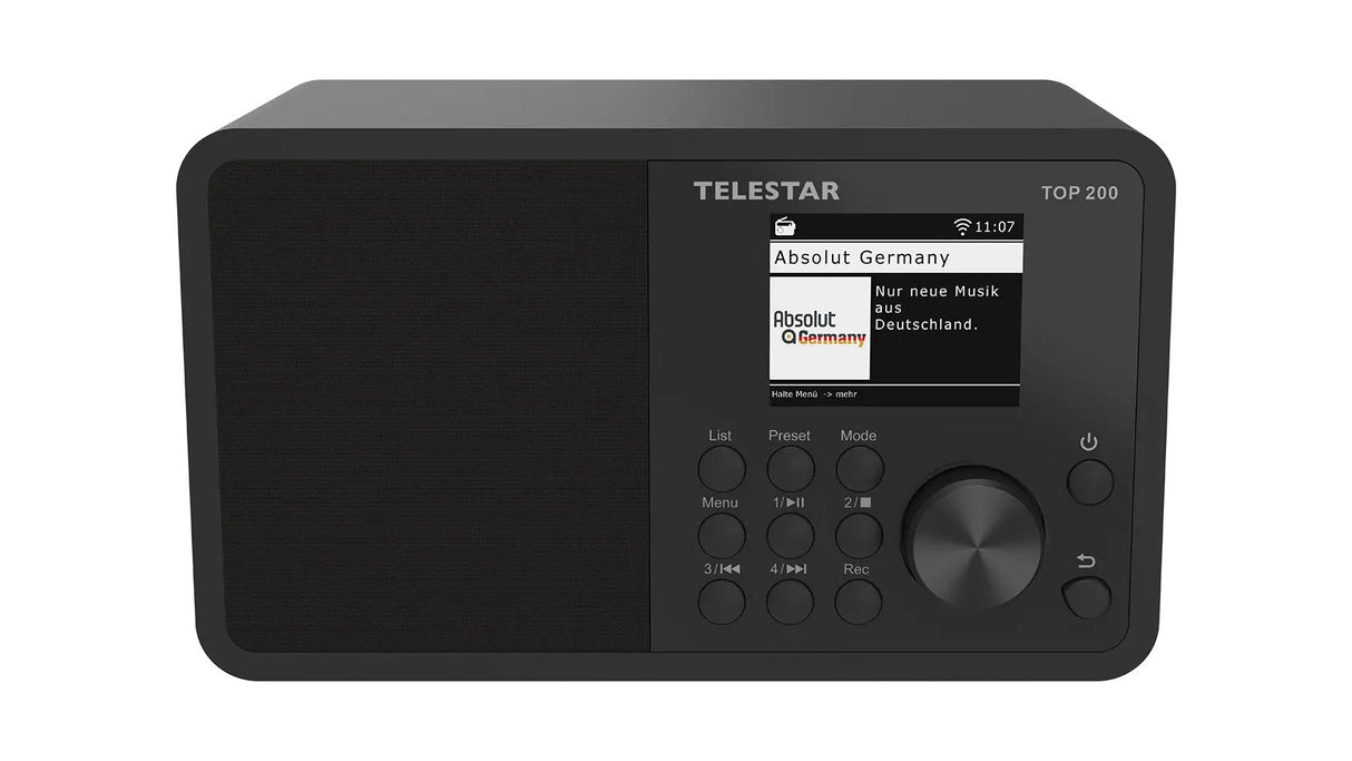 Telestar Top 200 Dab+ Internetradio Schwarz