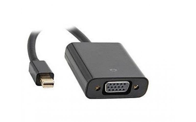 Mini Dp - Vga Adapter Sort,  Mini Displayport Han: Vga