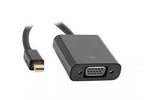 Mini Dp - Vga Adapter Sort,  Mini Displayport Han: Vga
