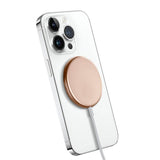 Magspot Wireless Charger Aluminiowa Ladowarka Indukcyjna Magsafe 15w Zlota