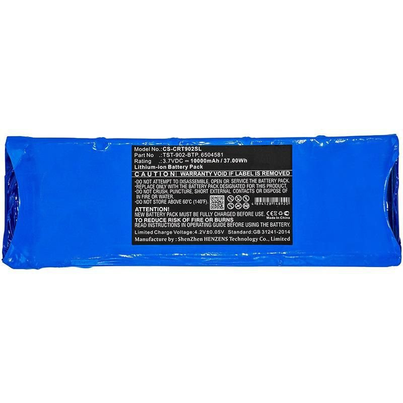 Battery For Remote Control - 37wh Li-Ion 3.7v 10000mah - Blue For Crestron Remote Control Tst-902 - Warranty: 12m