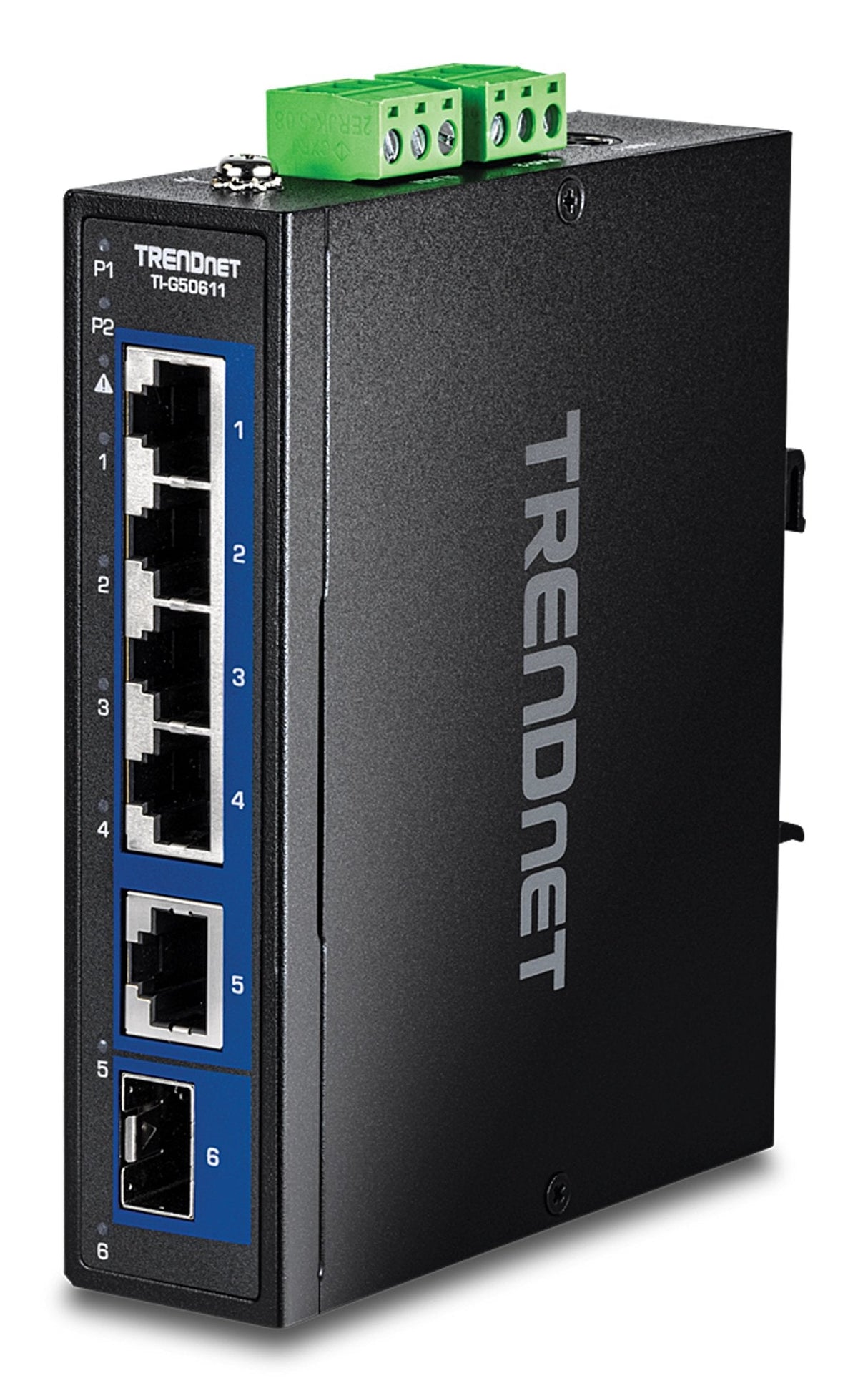 Trendnet 6-Port Indumr. 2.5g Din-Rail Switch With 10g Ports