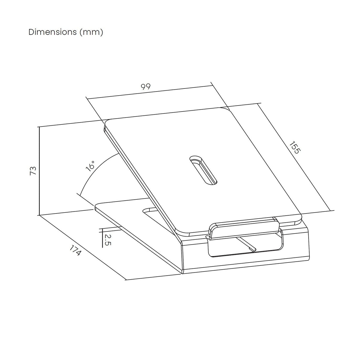 Aisens Soporte Universal De Sobremesa Para Altavoces, Negro