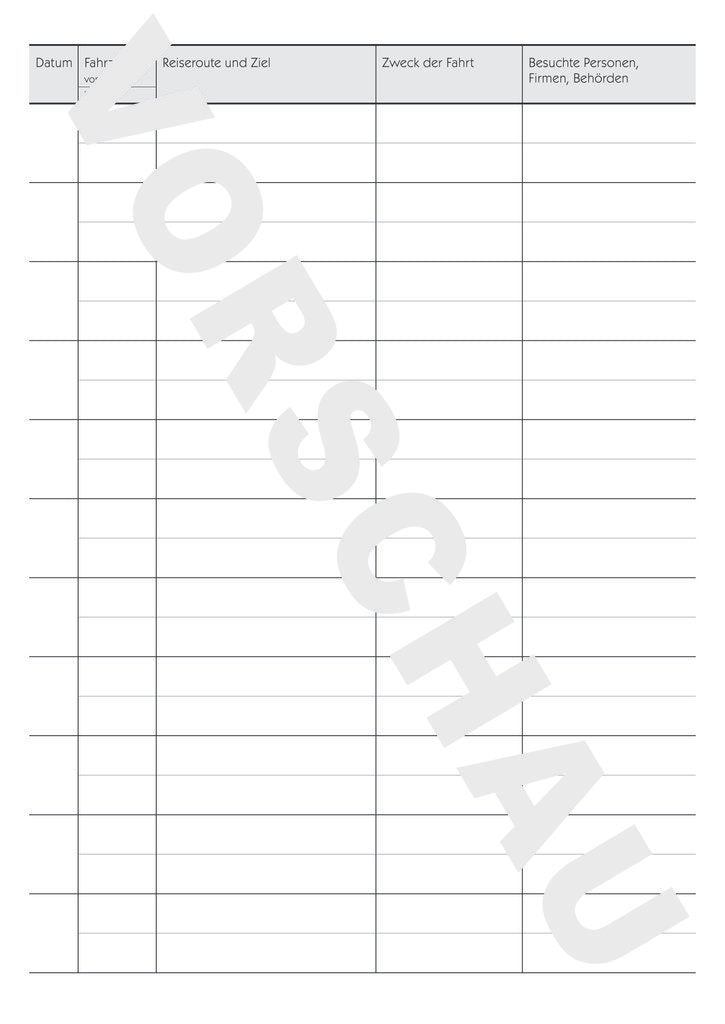 Avery Zweckform Fahrtenbuch - 48 Hoja - A5 (148 X 210 Mm)