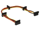 Cable Delock Power Netz-Splitter Sata 40cm Multicolor