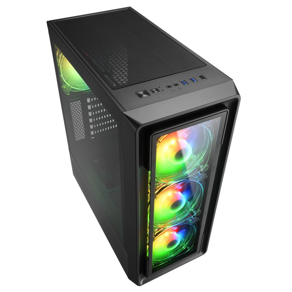 Caja Pc Sharkoon Tk4 Rgb Gaming Tk4 Rg Mit