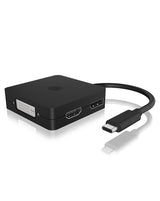 EAN 4250078172338 - ICY BOX IB-DK1104-C Adaptador gráfico USB 3840 x 2160 Pixeles Negro imagen 2