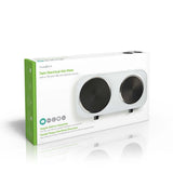 Nedis Kaep250ewt2 Hobs Blanco Encimera Hornillo Eléctrico / Placa Eléctrica 2 Zona(S)