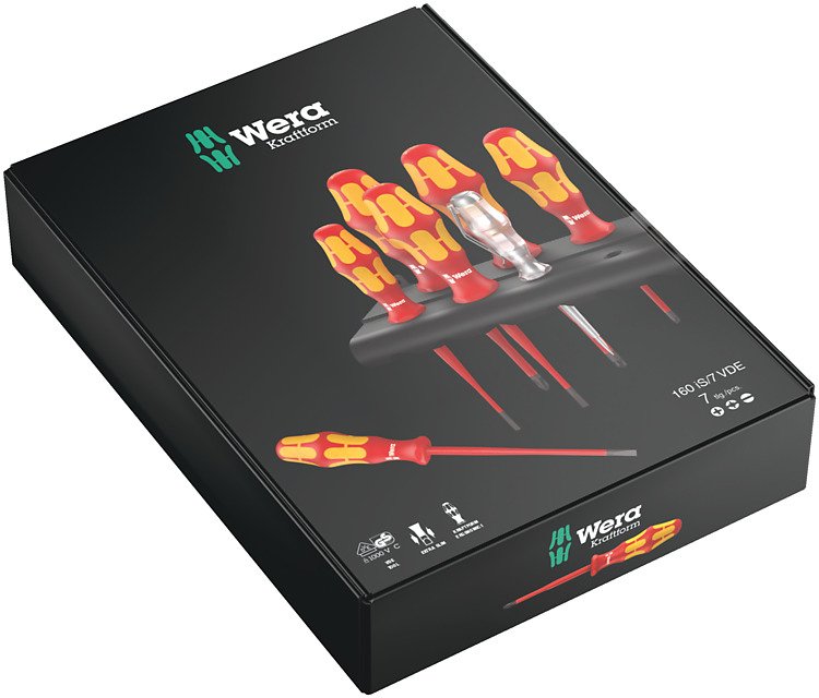 Wera 160 Is/7 Juego Destornillador Plano