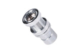 Alphacool Conector De Cierre Rápido Icicle, G1/4 Ig - Cromo, 17462