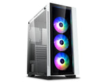 Caja Pc Deepcool E-Atx Matrexx 55 V3-Add Rgb 3f White Tempered Glass Bahias 2x3'5,2x2'5/1xusb3.0,2xusb2.0/Audio In/Out/Cristal Templado