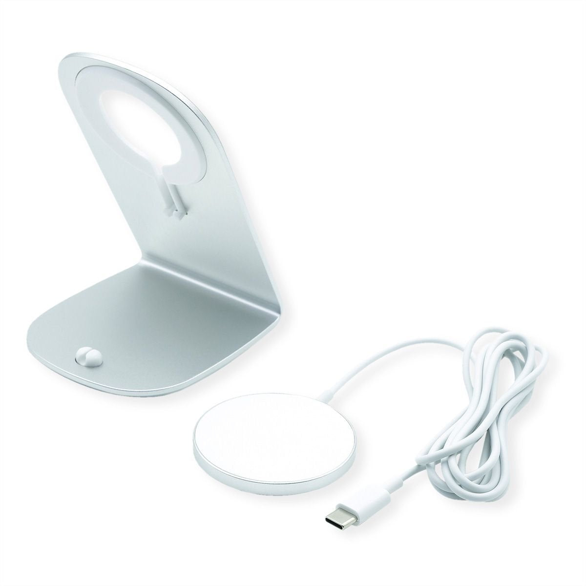 Roline Magnet-Induktions-Ladegert Mit Standfu Fr Mobilgerte, 15w