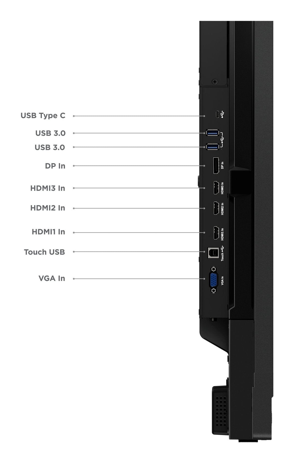 Lenovo Thinkvision T65 - 165 Cm (65") Clase Diagonal Lcd-Display Con Retroiluminación Led - Interaktiv - Con Touchscreen (Multitouch)