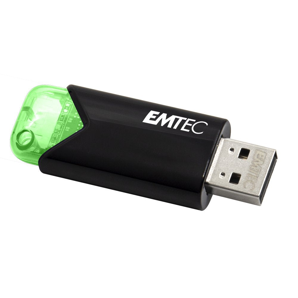 Pendrive Emtec Usb-Stick 64 Gb B110  Usb 3.2 Click Easy Green