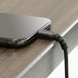 Cable De 1m Usb A Lightning    Cabl Certificado Mfi Apple Negro