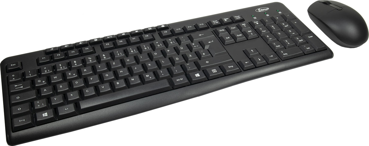 EAN 4260455649636 - Inter-Tech 88884137 teclado Ratón incluido Hogar / Oficina USB QWERTZ Alemán Negro imagen 2