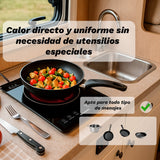 Vitrocerámica Por Infrarrojos Grunkel Ifr-2000 1 Placa 370x290mm 2000w