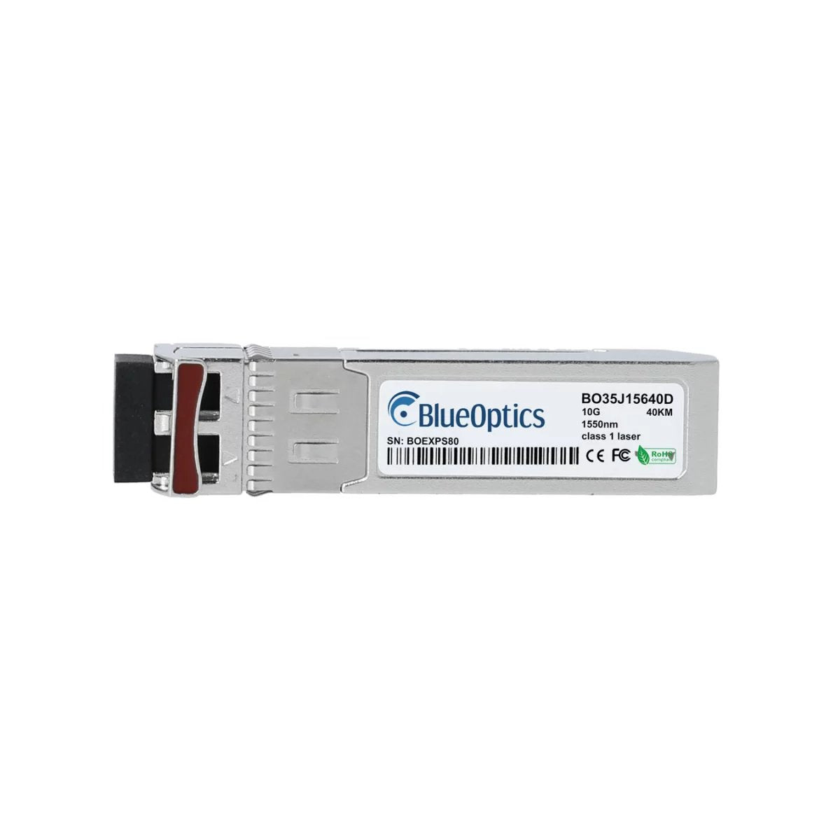 Blueoptics Alcatel-Lucent Isfp-10g-Er Blueoptics Bo35j15640d Sfp+ Transceiver, 10gbase-Er, Singlemode Fiber, 1550nm, 40km