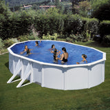 EAN 8412081231037 - Gre KIT500ECOB piscina sobre suelo Piscina con anillo hinchable Ovalada 14550 L Azul, Blanco imagen 10