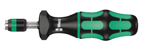 Destornillador Dinamométrico Wera 7441(Negro/Verde, Para Puntas De 1/4")