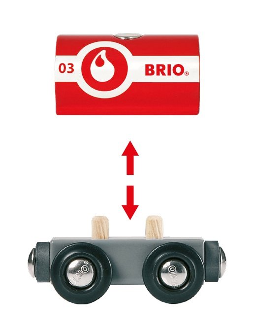 Brio World Camión De Bomberos World, Vehículo De Juguete Rojo/Negro 33844
