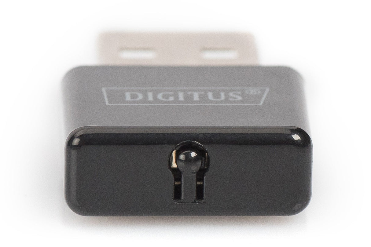 Digitus Adaptador Red Wlan Usb 300mbps Wps Negro Dn-70542