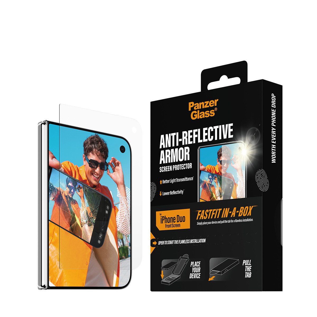Panzerglass Anti-Reflective Armor Front Screen Protector Iphone 18 Duo