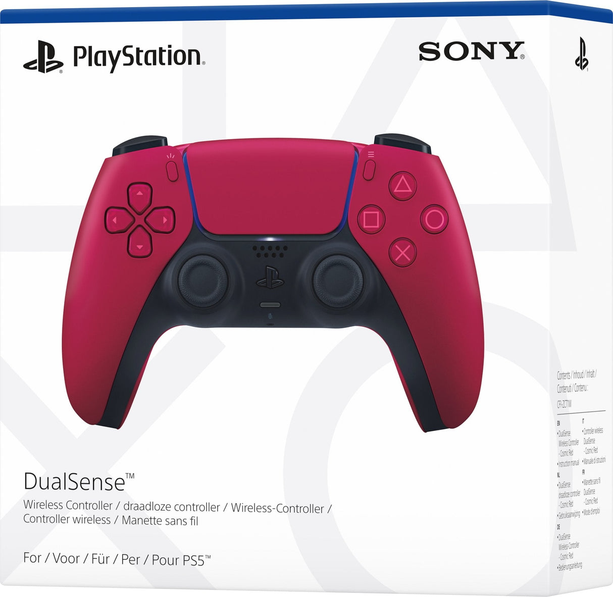 EAN 0711719827894 - Sony DualSense Negro, Rojo Bluetooth/USB Gamepad Analógico/Digital Android, MAC, PC, PlayStation 5, iOS imagen 5