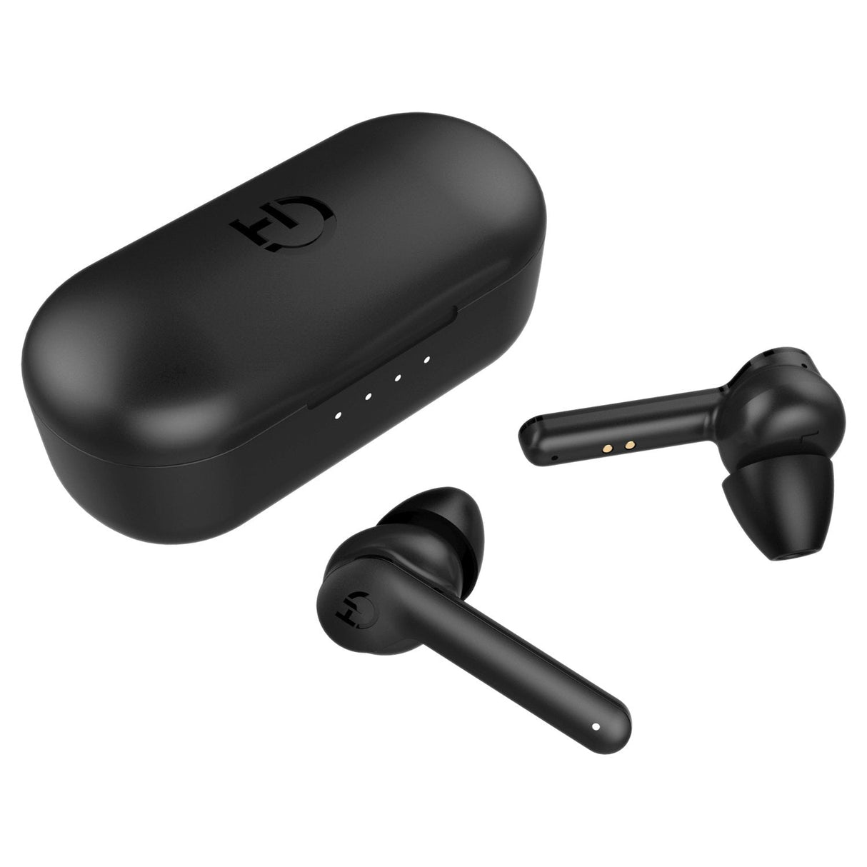 Auriculares Bluetooth Hiditec Vesta Con Estuche De Carga Autonomía 8h Negros