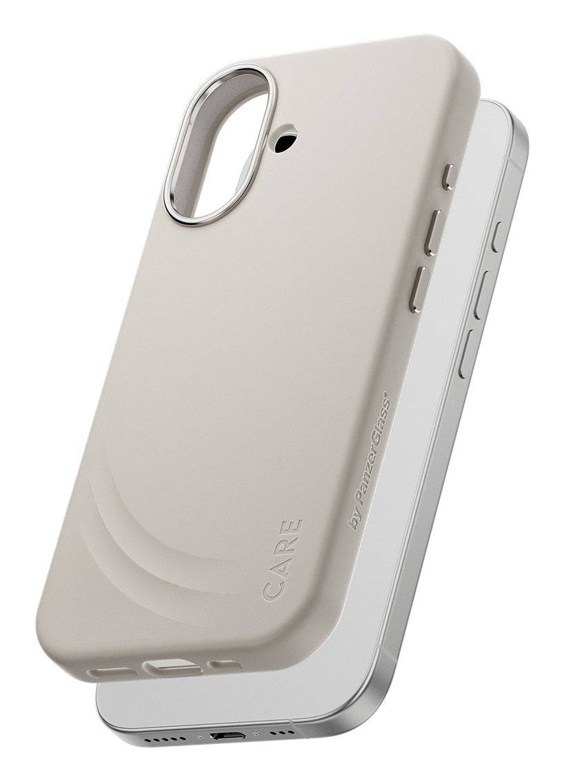 Care By Panzerglass Feature Flow Case Vanilla W. Magsafe Iphone 17