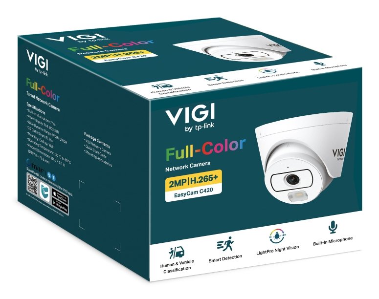 Camara Vigi Easycam 2mp Full-Color Turret 4mm