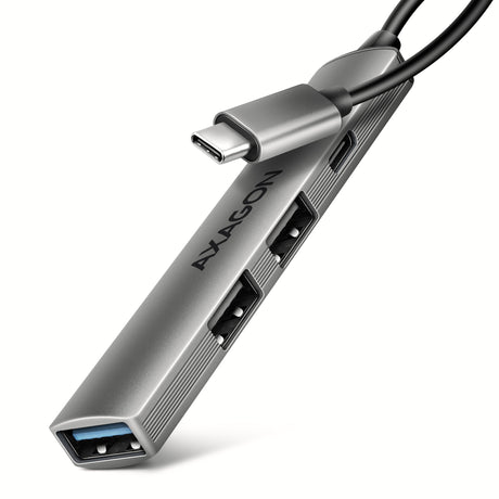 EAN 8595247909343 - Axagon HUB USB HUE-STC, 4x USB ALU STRIP hub, 1x USB-A 5Gbps, 2x USB-A & 1x USB-C 480Mbps, kabel USB-C 12 imagen 1