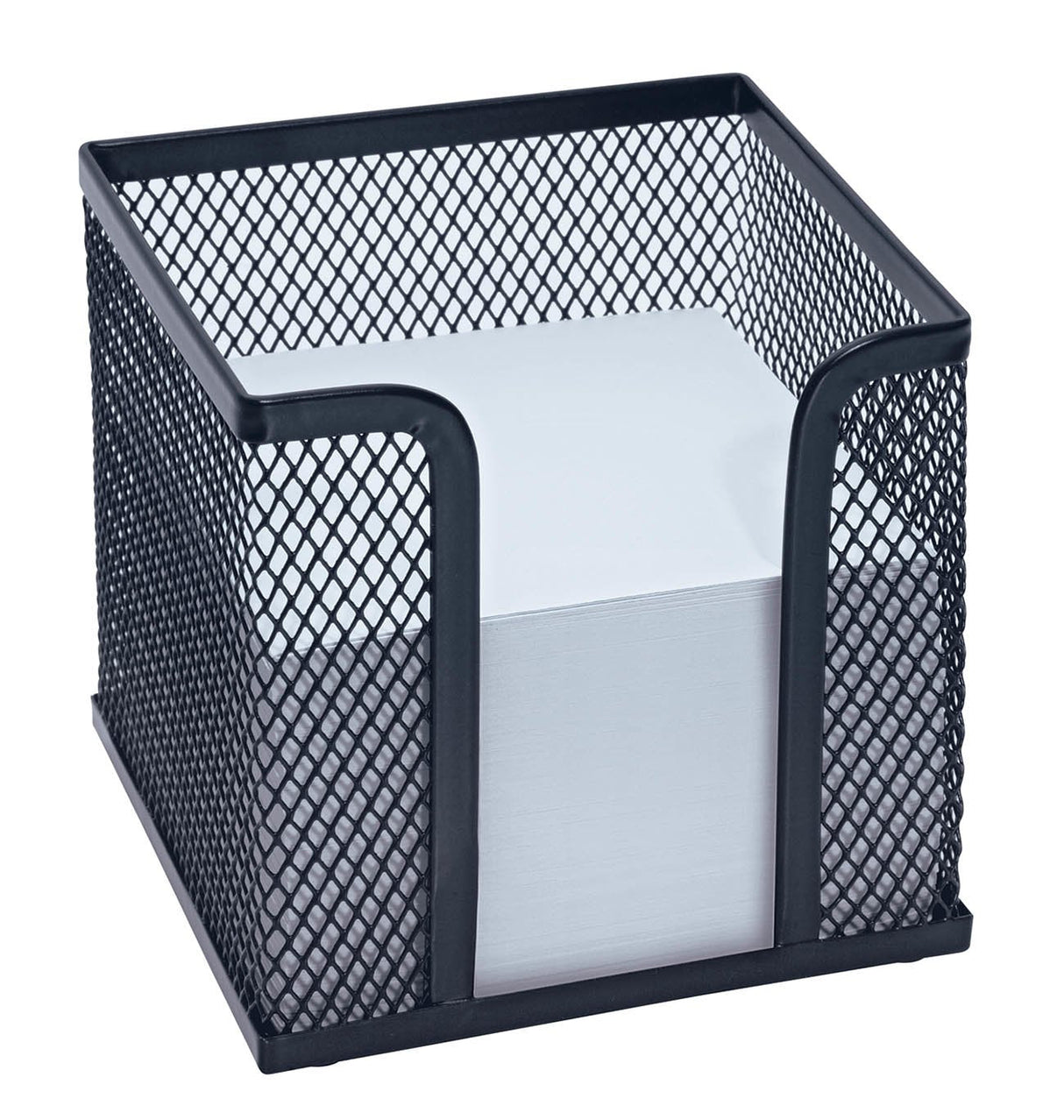 Wedo Zettelbox Office Papier 92x92 Mm Drahtmetall Negro