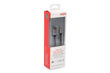 Ednet 84489 Cable Hdmi 2 M Hdmi Tipo D (Micro) Hdmi Tipo A (Estándar) Negro, Plata