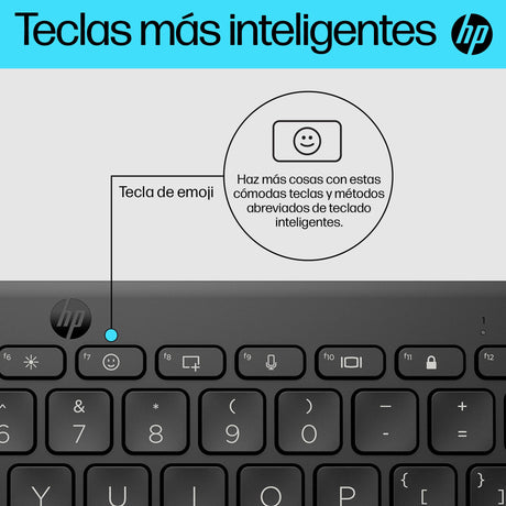EAN 0196548515905 - HP 350 BLK Compact Multi-Device Keyboard teclado Hogar Negro imagen 9
