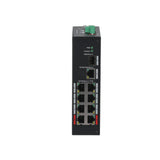 Switch Rango Temp Extendida 8 Puertos 10/100 +1 Uplink Gigabit +1sfp Layer 2 Hi-Poe 60w