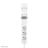 Neomounts Ds22-840wh6 Regleta De Sobremesa Con Abrazadera Y Puertos Usb-C Y Usb-A - Carga Rápida