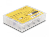 Delock 87896 Módulo Keystone Rj45 Hembra A Lsa Cat.6a Montaje Sin Herramientas Colores Surtidos Juego 8 Piezas
