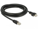 Delock Gige Kamera Cable Rj45 Stecker Zu Rj45 Stecker Mit Schrauben Cat.6 S Ftp 3 M
