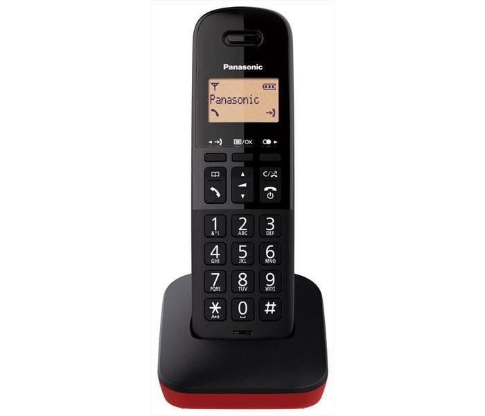 Telefono Inalambrico Panasonic Cordless Kx-Tgb610jtr Rojo 50 Numeros En Agenda Bloqueo Numeros 2*Aaa