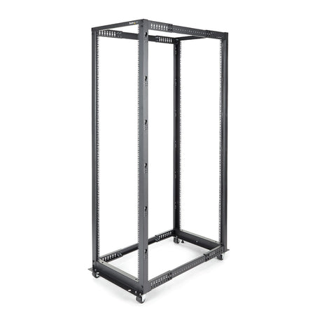 EAN 0065030855211 - StarTech.com 4POSTRACK42 armario rack Rack o bastidor independiente Negro imagen 1