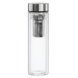 Hama Botella De Vidrio Con Tapa Protectora 450ml Para Calor + Frio 181598