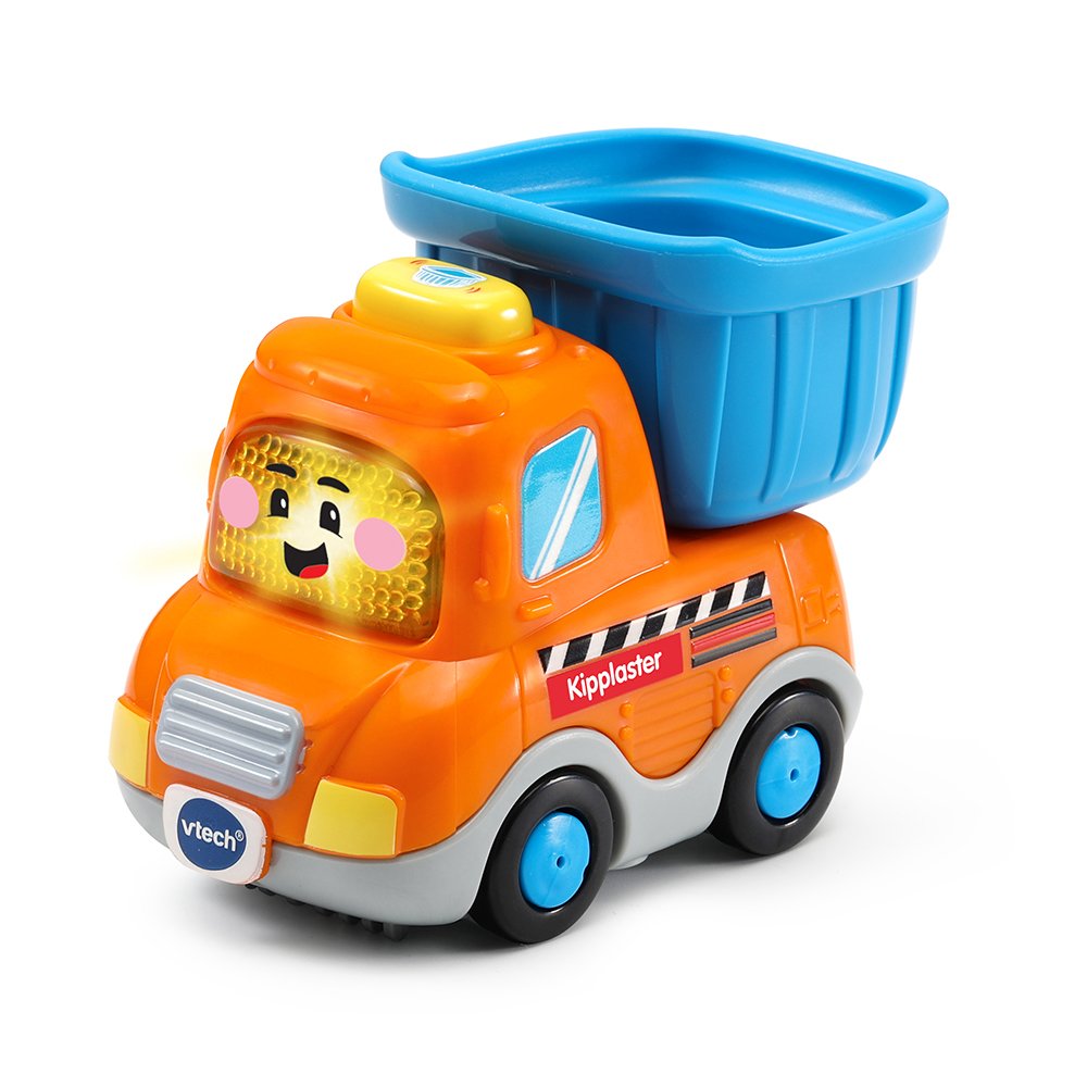 Camión Volquete Vtech Tut Tut Baby Flitzer, Vehículo De Juguete De Color Naranja Y Azul 80-517304